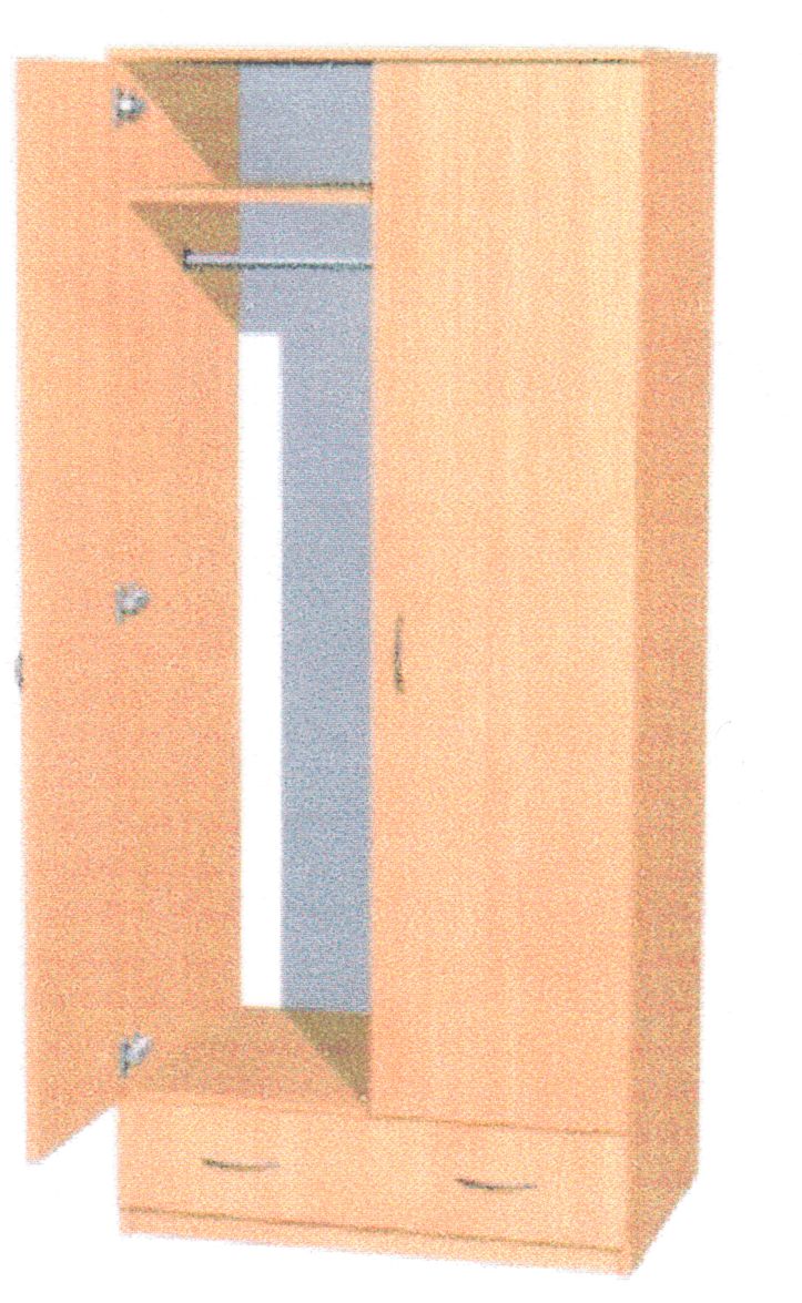 Szafa ubraniowa 183-1 "100"