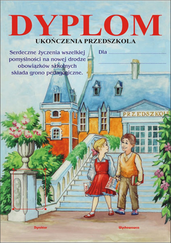 Dyplom ukończenia przedszkola 3