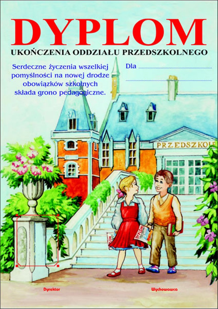 Dyplom ukończenia oddziału przedszkolnego 8