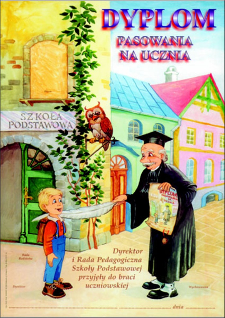 Dyplom pasowania na ucznia 4