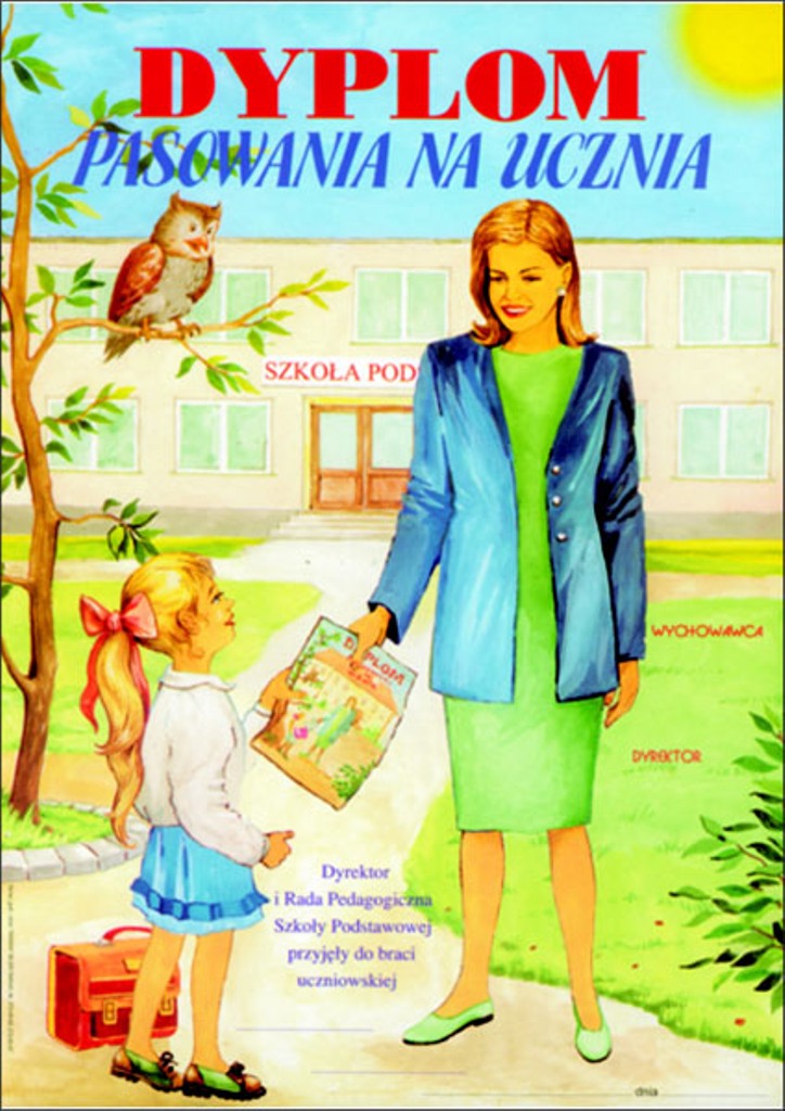 Dyplom pasowania na ucznia 5