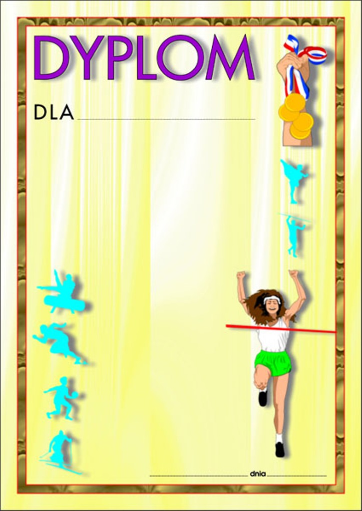 Dyplom sportowy 3