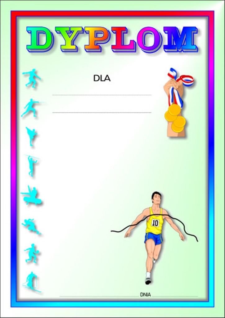 Dyplom sportowy 4
