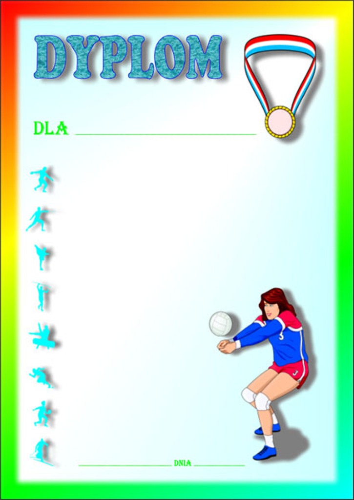 Dyplom sportowy 7