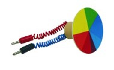 Wielobarwny krążek Newtona z silniczkiem