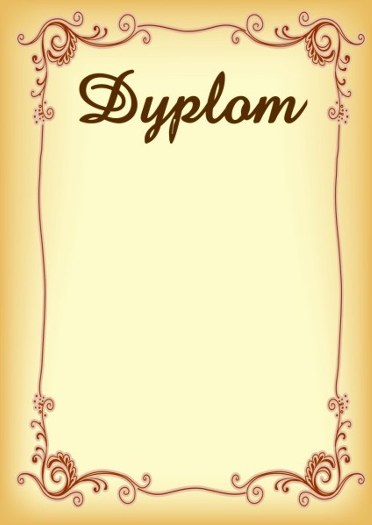 Dyplom ogólny 1
