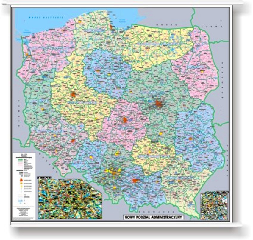 Mapa- Polska- administracyjna