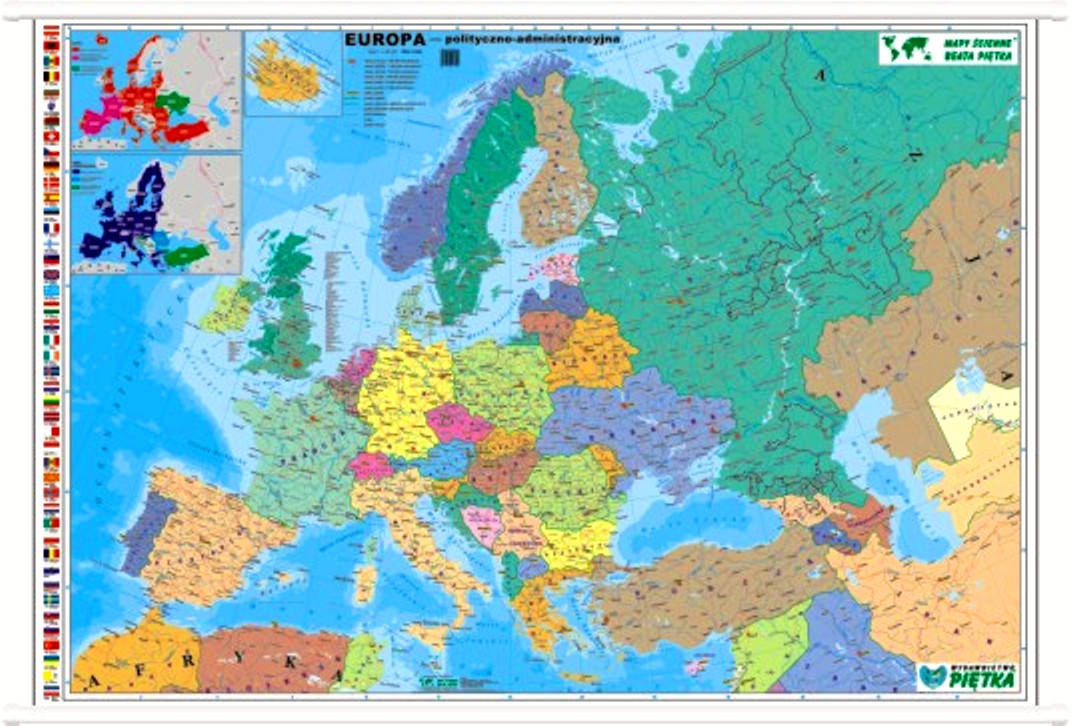 Mapa- Europa- polityczno- administracyjna