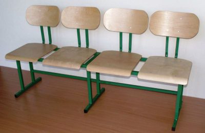 Ławka do poczekalni 4-osobowa 79h x 175 x 45gł.