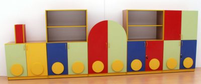 Zestaw mebli PCIĄG typ B - fronty kolorowe 150 x 450 x 40